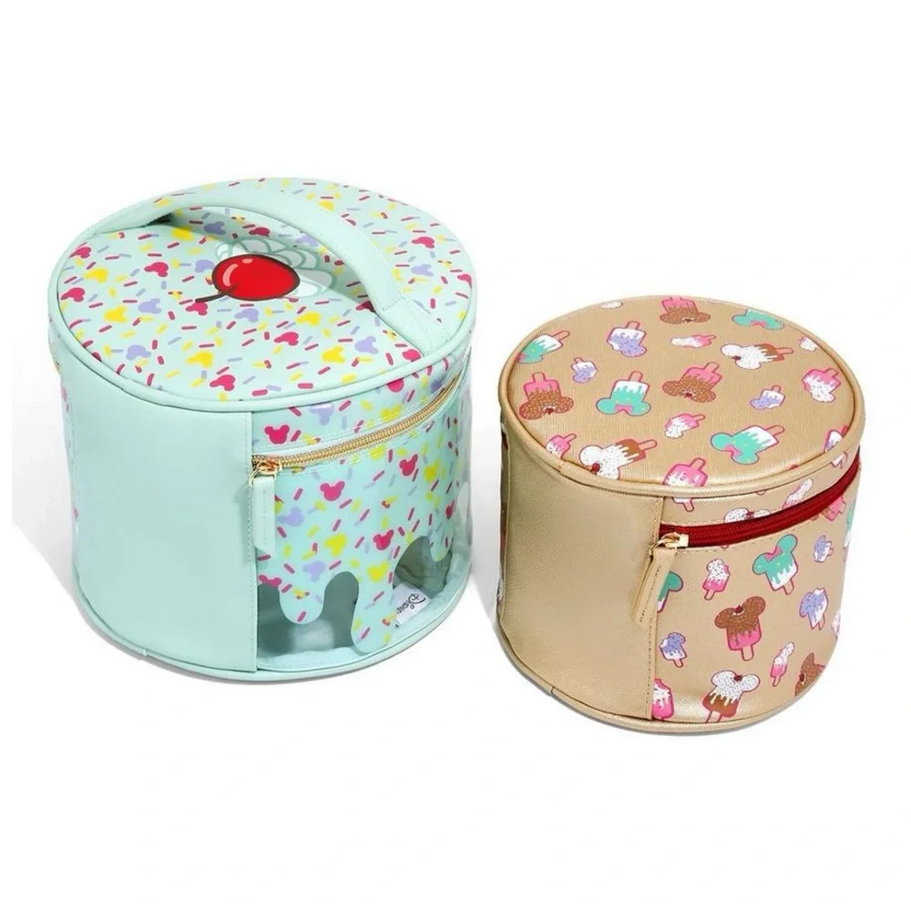 Danielle Nicole Disney Mickey Mouse Sundae Cosmetic Bag Set, NWT. - Picture 4 of 6